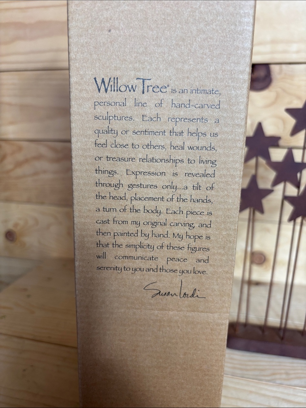 Nwt Willow Tree metal star backdrop‎ - Picture 5 of 7
